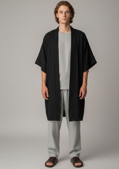 Kimono męskie Black