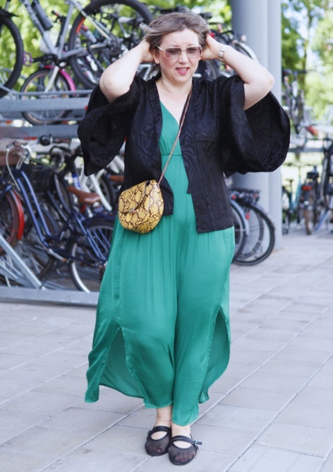 Krótkie kimono Black WIld